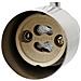 Faretto da Soffitto 2 Vie Regolabile Nickel Spazzolato GU10 - Foto miniatura 8