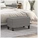 Panca Grigio Scuro 70x35x41 cm in Tessuto - Foto miniatura 2