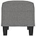 Panca Grigio Scuro 70x35x41 cm in Tessuto - Foto miniatura 4