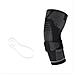 Manicotto Compressivo Sportivo Regolabile Per Gomito Black L - Foto miniatura 1