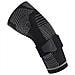 Manicotto Compressivo Sportivo Regolabile Per Gomito Black L - Foto miniatura 3