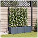 Fioriera da giardino con trellis 3 pz grigio chiaro 120x40x143 cm - Foto miniatura 2