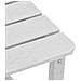 Set Lounge da Giardino 3 Pezzi Bianco HDPE , Sedia Adirondack Bianco 74x82x91 cm HDPE , Tavolino Laterale Adirondack Bianco 38x38x45 cm HDPE - Foto miniatura 9