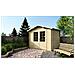 Casetta Da Giardino In Legno - 6m2 - 3x2m - 28mm - Colore: Naturale - Foto miniatura 1