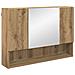 Set di mobili per il bagno con porta 4 pcs rovere artigianale - Foto miniatura 6