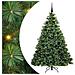 Albero di Natale artificiale con 300 LED Verde 180 cm PE e PVC - Foto miniatura 1