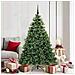 Albero di Natale artificiale con 300 LED Verde 180 cm PE e PVC - Foto miniatura 2