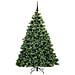 Albero di Natale artificiale con 300 LED Verde 180 cm PE e PVC - Foto miniatura 3