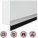 Spazzole per porte autoadesive 2 pcs Argento 100 cm - Foto miniatura 8