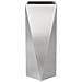 Fioriera Argento 30 x 30 x 75 cm Acciaio inossidabile - Foto miniatura 5