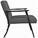 poltrona Grigio scuro 59 x 75 x 78 cm Tessuto - Foto miniatura 5
