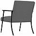 poltrona Grigio scuro 59 x 75 x 78 cm Tessuto - Foto miniatura 6