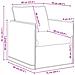 Divano Verde Scuro 195 x 82 x 85 cm Tessuto - Foto miniatura 9