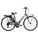 Bici Da Donna City Bike Telaio In Alluminio Bicicletta Misura 28 Linea Dea Cambio 6v Dea28d6v Completa Di Accessori E Luci A Led - 44 Viola - Foto miniatura 2