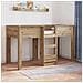 Letto a Castello per Bambini Rovere artigianale 75 x 190 cm - Foto miniatura 2