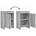 Comodini 2 pcs Sonoma grigio 40 x 30 x 60 cm - Foto miniatura 7
