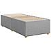 Letto box spring con materasso Grigio Chiaro 100 x 200 cm - Foto miniatura 6