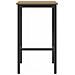 Tavolo da bar 52 x 52 x 110 cm Legno ingegnerizzato - Foto miniatura 3