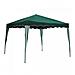 Gazebo per giardino colore bianco e verde copertura cm 300x300x260 - Foto miniatura 2