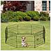 Recinto Gabbia Per Cani Gatti In Acciaio 8 Pezzi 158 X 61cm - Foto miniatura 8