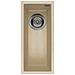 Lavello Quadra 50 Keratek Plus Sottotop 20x44 cm 1 vasca Colore Champagne 95 - Foto miniatura 1