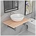 Set Mobili Da Bagno 2 Pz Ceramica Rovere - Foto miniatura 10