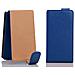 Custodia Compatibile Con Nokia Lumia 1020 In Blu Reale - Coperchio Protettivo In Design Flip Realizzato In Similpelle Testurizzata - Foto miniatura 2