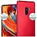 Custodia Compatibile Con Xiaomi Mi Mix 2 In Rosso Metallico - Coperchio Protettivo In Silicone Tpu Flessibile - Foto miniatura 2