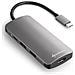 USB 3.0 Type C Multiport Adapter USB 3.2 Gen 1 (3.1 Gen 1) Type-C Grigio - Foto miniatura 2