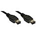 34002 1.8m Nero cavo firewire - Foto miniatura 1