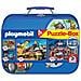 Scatola Puzzle Playmobil Ragazzi Cartone Blu 5 Pezzi - Foto miniatura 1