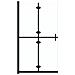 Parete Per Doccia Walk-in Pieghevole In Vetro Esg 100x190 Cm - Foto miniatura 1