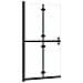 Parete Per Doccia Walk-in Pieghevole In Vetro Esg 100x190 Cm - Foto miniatura 6