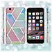 Cadorabo Custodia Compatibile Con Apple Iphone 6 Plus / Iphone 6s Plus In Marmo Arcobaleno No. 11 - Coperchio Protettivo In Silicone Tpu Con Motivo A Mosaico - Foto miniatura 6