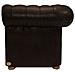 Divano Chesterfield Letto Chesterfield First Class - 3 Posti - Cloudy Marrone Scuro - Pelle - Foto miniatura 3