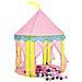 Tenda Da Gioco Per Bambini Rosa Con 250 Palline 100x100x127 Cm - Foto miniatura 7