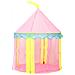 Tenda Da Gioco Per Bambini Rosa Con 250 Palline 100x100x127 Cm - Foto miniatura 8