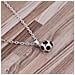 Collana Con Ciondolo Calcio Silver - Foto miniatura 3