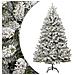 Albero Natale Artificiale Incernierato Con Neve Fioccata 240 Cm - Foto miniatura 1