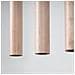 Lampada A Sospensione Pastelo 5l Legno Sl. 1269 - Moderno Lampade A Sospensione Legna 100x45x5 Cm - Foto miniatura 4