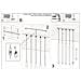 Lampada A Sospensione Pastelo 5l Legno Sl. 1269 - Moderno Lampade A Sospensione Legna 100x45x5 Cm - Foto miniatura 6