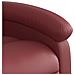 Poltrona Reclinabile Rosso Vino In Similpelle - Foto miniatura 7
