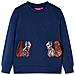 Felpa per Bambini Blu Marino 116 - Foto miniatura 1