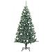 Albero Di Natale Artificiale Con 300 Led Palline E Neve 180 Cm - Foto miniatura 4