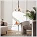 Lampadario Contemporaneo Kimrose Acciaio Ottone Spazzolato Vetro 3 Luci E14 - Foto miniatura 6