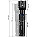 Torcia Ricaricabile 800lm 20w Led Va0180 - Foto miniatura 3