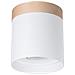 Sollux Lighting Lampada A Soffitto Rif Bianco Sl.1348 - Scandinavo Lampade Da Soffitto Bianco/legno Naturale 14x12x12 Cm - Foto miniatura 1