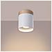 Sollux Lighting Lampada A Soffitto Rif Bianco Sl.1348 - Scandinavo Lampade Da Soffitto Bianco/legno Naturale 14x12x12 Cm - Foto miniatura 3