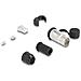 Spina modulare RJ45 Cat. 6A con accoppiatore passante e cappuccio di protezione - Foto miniatura 1