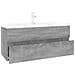 Mobile Bagno E Lavabo Integrato Grigio Sonoma Legno Multistrato - Foto miniatura 2